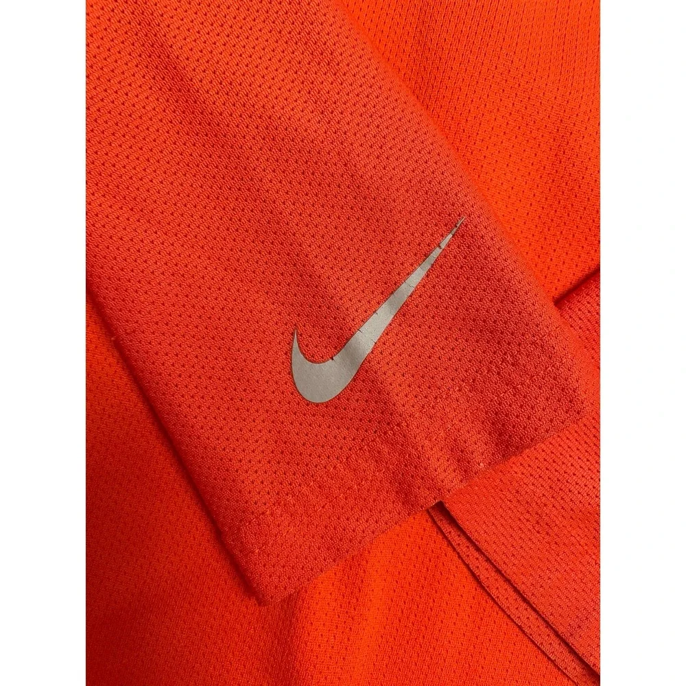 Nike drifit boy orange long sleeve shirt youth‎ large